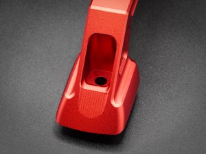 Ford Bronco Interior Grab Handle Kit - Set of 2 - Billet Aluminum - Inodized Red Finish